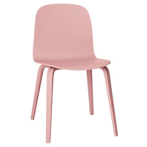 Visu Chair, Wood Base/Wood Shell, Tan Rose