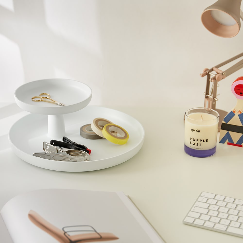 Rotary Tray, White