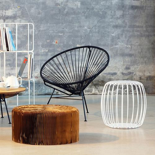 Condesa Chair, Black Cord/Copper Frame