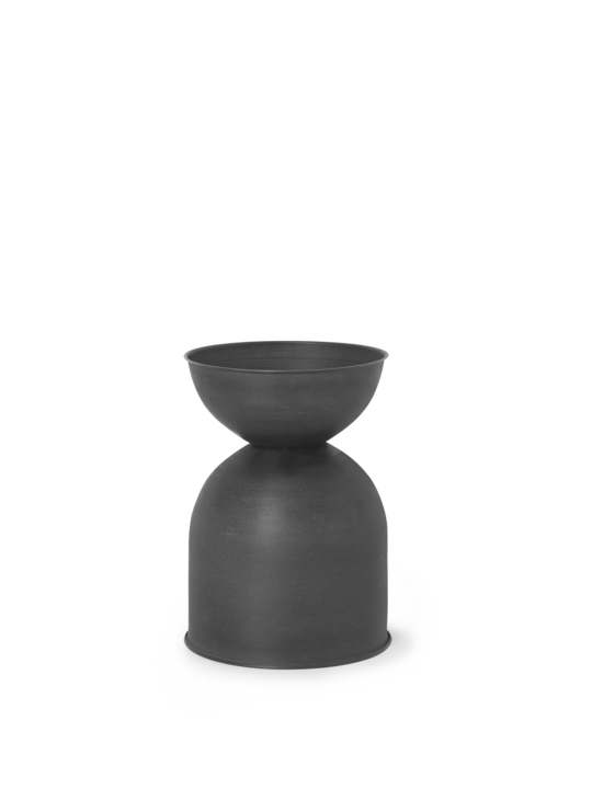 Hourglass Pot Small, Black