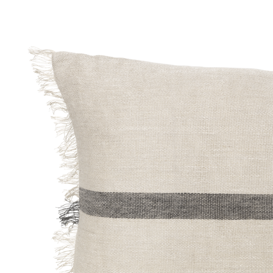 Calm Cushion Long, 40 x 90 cm, Camel/Black