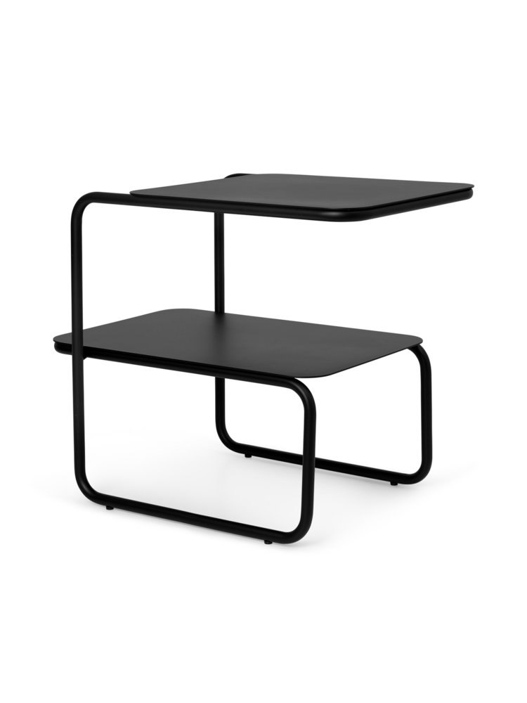 Level Outdoor Side Table, Black