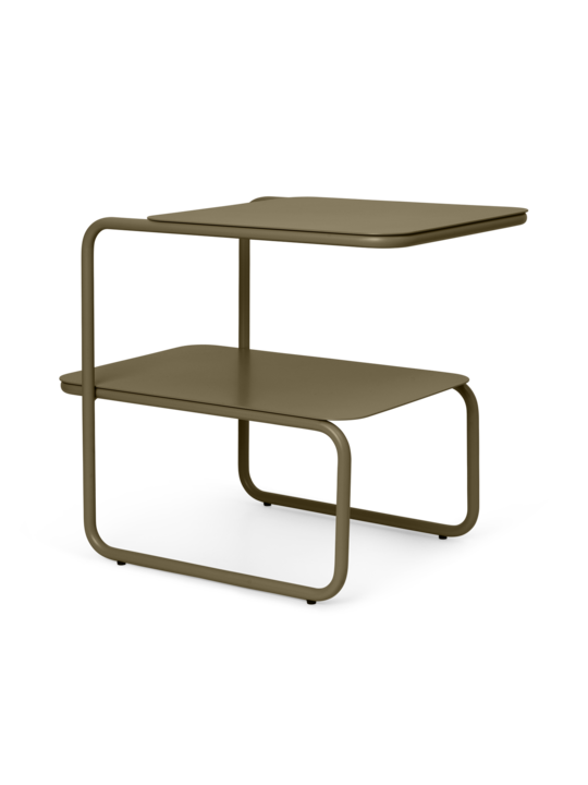 Level Outdoor Side Table, Olive