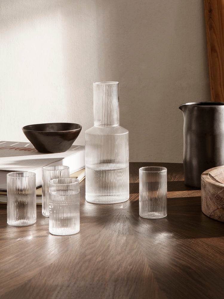Ripple Verrines Glasses, Clear, Set/4