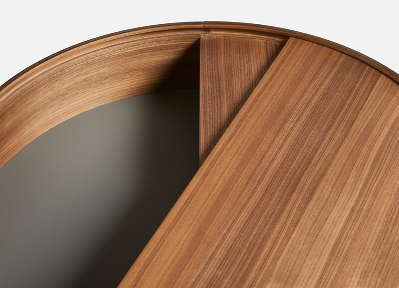 Arc Coffee Table, 66cm, Walnut