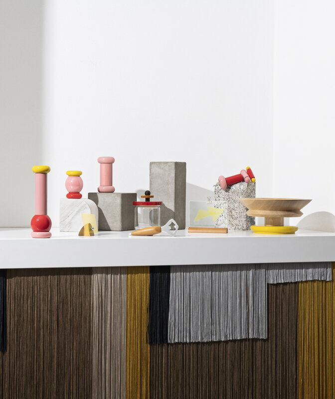 Sottsass Twergi Centerpiece, Yellow