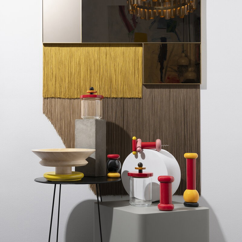 Sottsass Twergi Centerpiece, Yellow