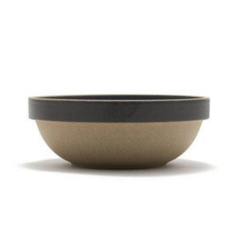Hasami Round Bowl, 7.25", Black