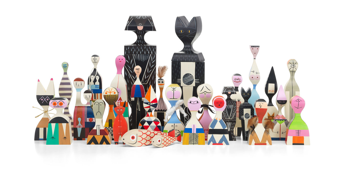Girard Wooden Doll, Cat (Small)