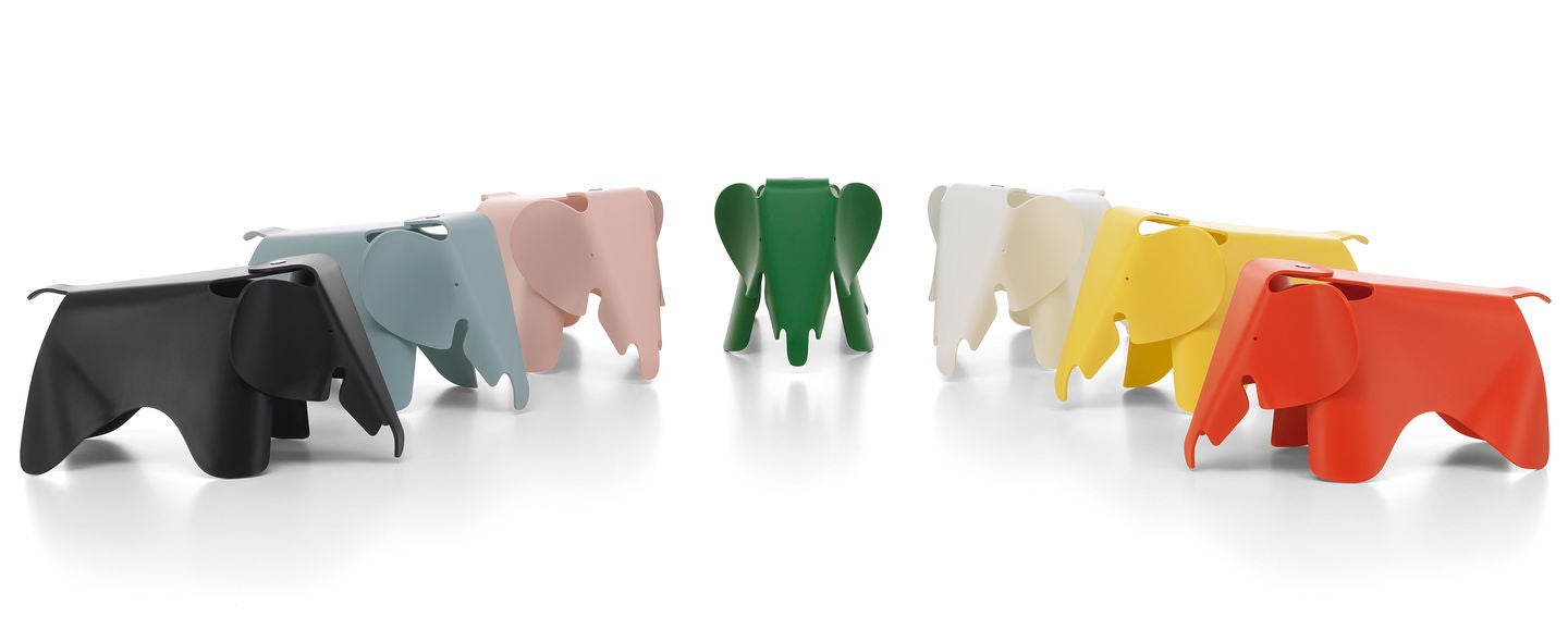 Eames Elephant, Small, White