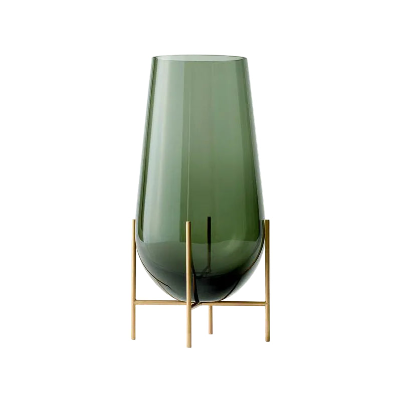 Echasse Vase, Large, Smoke-Vases-Audo-vancouver special