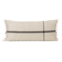 Calm Cushion Long, 40 x 90 cm, Camel/Black