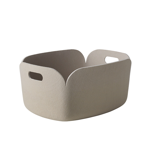 Muuto | Restore Felt Storage Basket, Sand | Vancouver Special