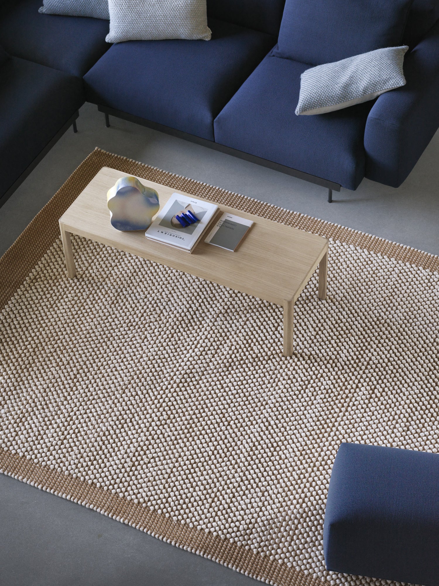 Pebble Rug Burnt Orange, 170 x 240 cm