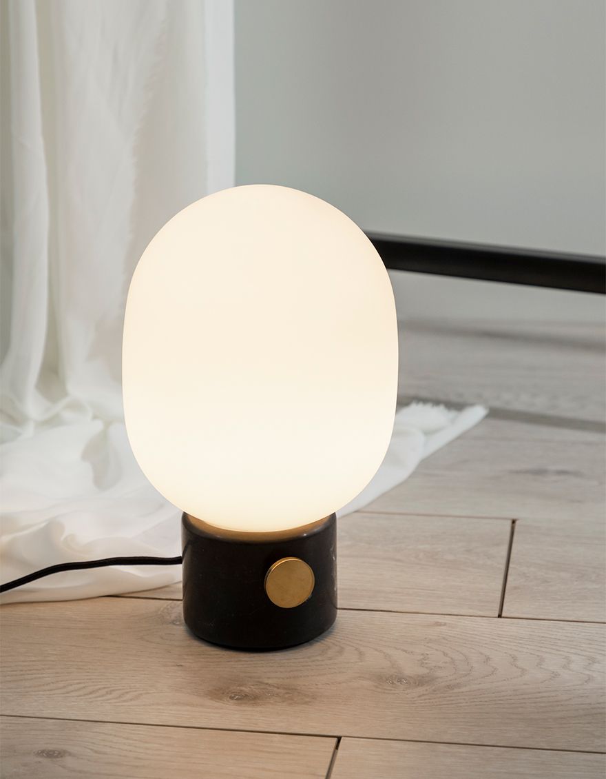 JWDA Table Lamp, Marble, Black-Lighting-Audo-vancouver special