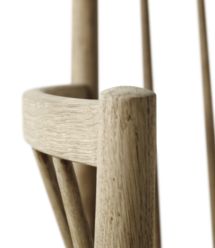 J81 Dining Arm Chair, Oak / Natural Seat