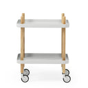 Block Table, Light Grey