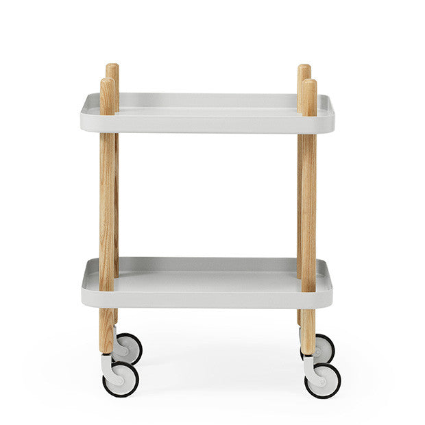 Block Table, Light Grey