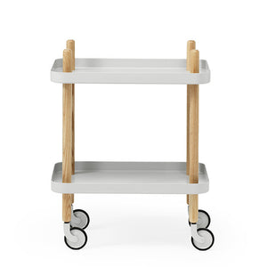 Block Table, Light Grey