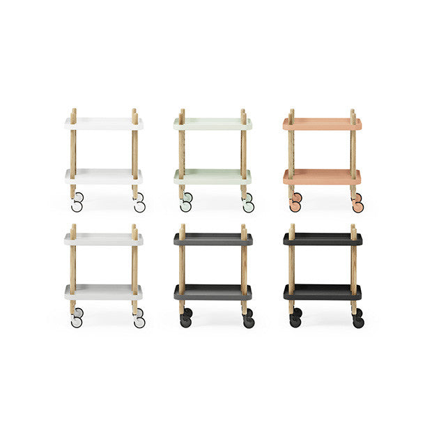 Block Table, Light Grey