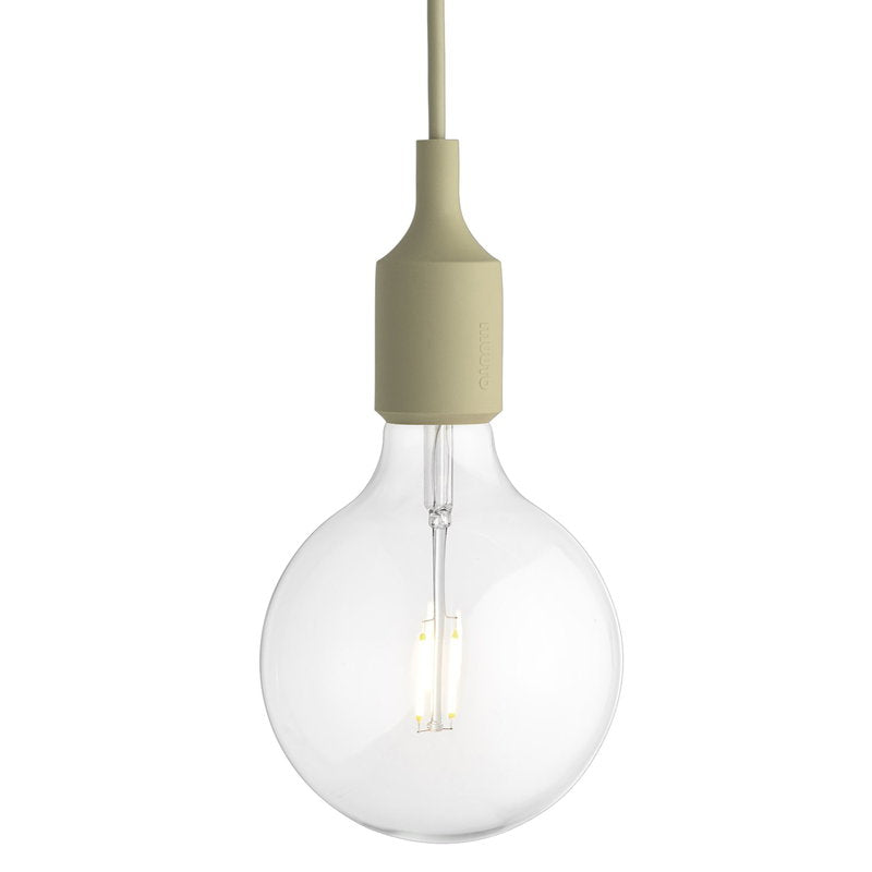 E27 Light, Beige Green, LED
