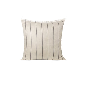Calm Cushion - Large, 80 x 80 cm, Camel/Black
