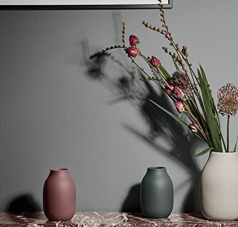 Colora Vase, Steel Grey, 8 x 6