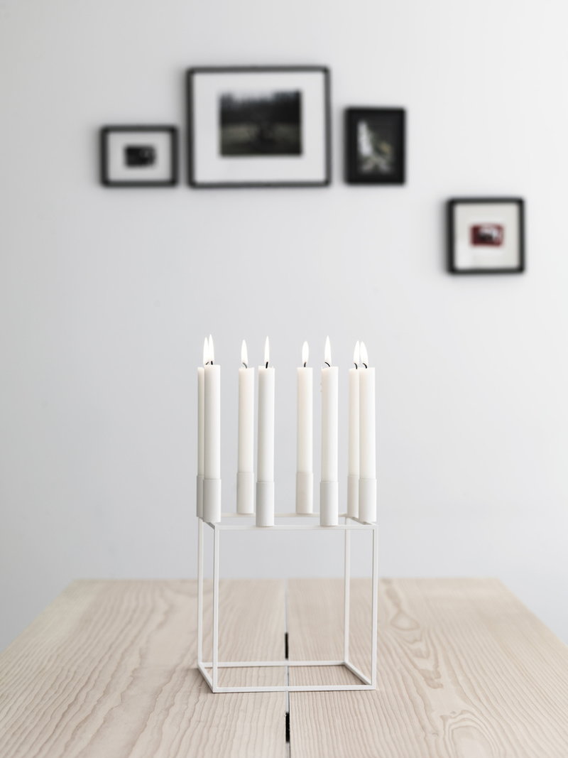 Kubus 8, White *Discontinued!-Household accessories-ByLassen Copenhagen-vancouver special