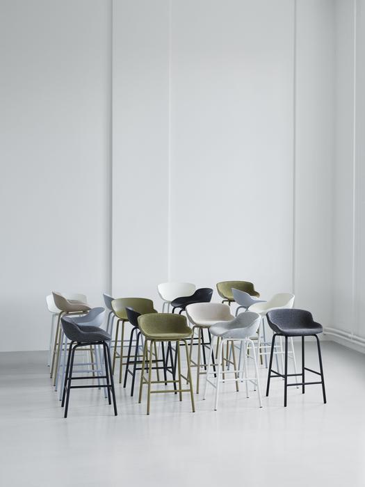 Hyg Barstool 65cm Steel Grey