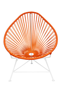 Acapulco Chair, Orange/White Base