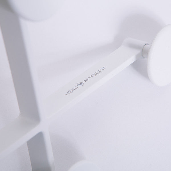 Afteroom Coat Hanger, White-Hardware& - Hooks-Audo-vancouver special