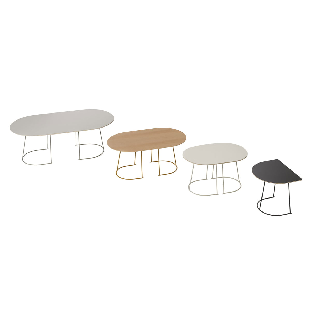 Airy Coffee Table Large, Grey (2 boxes)