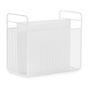 Analog Magazine Rack, White