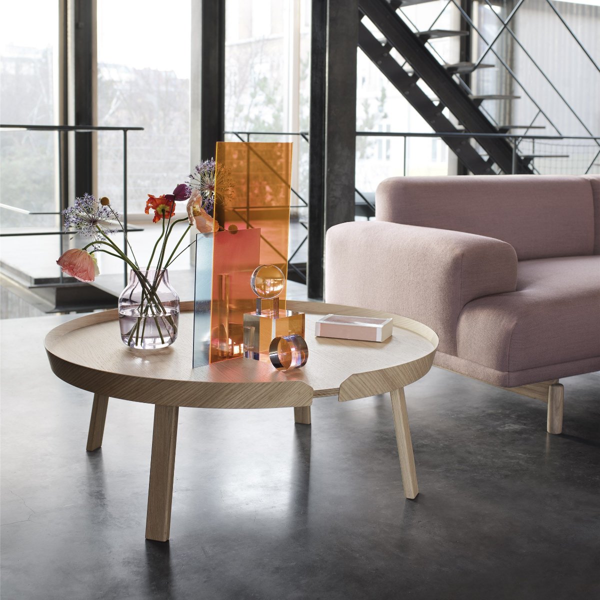 Around Coffee Table, Large, Ash