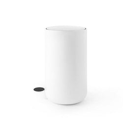 Pedal Bin, 11L, White (2.9 Gal)-Bathroom-Audo-vancouver special