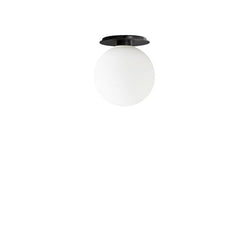 TR Bulb Ceiling/Wall Lamp Low, Black, (hardwire only). Shiny Bulb-Lighting-Audo-vancouver special