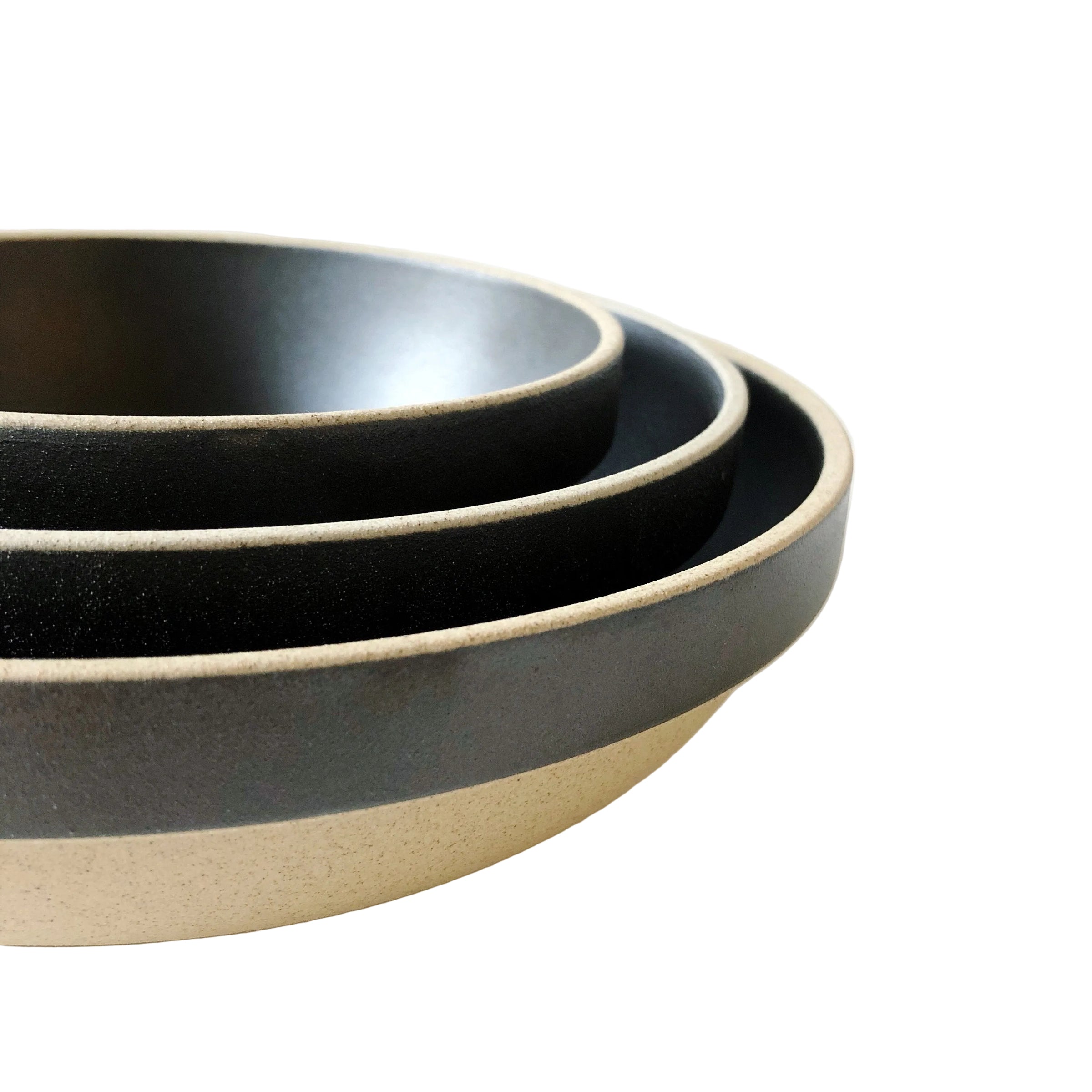 Hasami Round Bowl, 5.6" Black