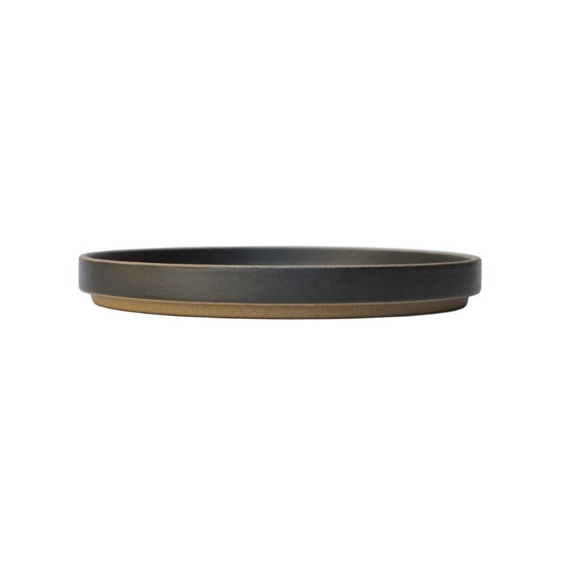 Hasami Porcelain Plate, 5.6" Black
