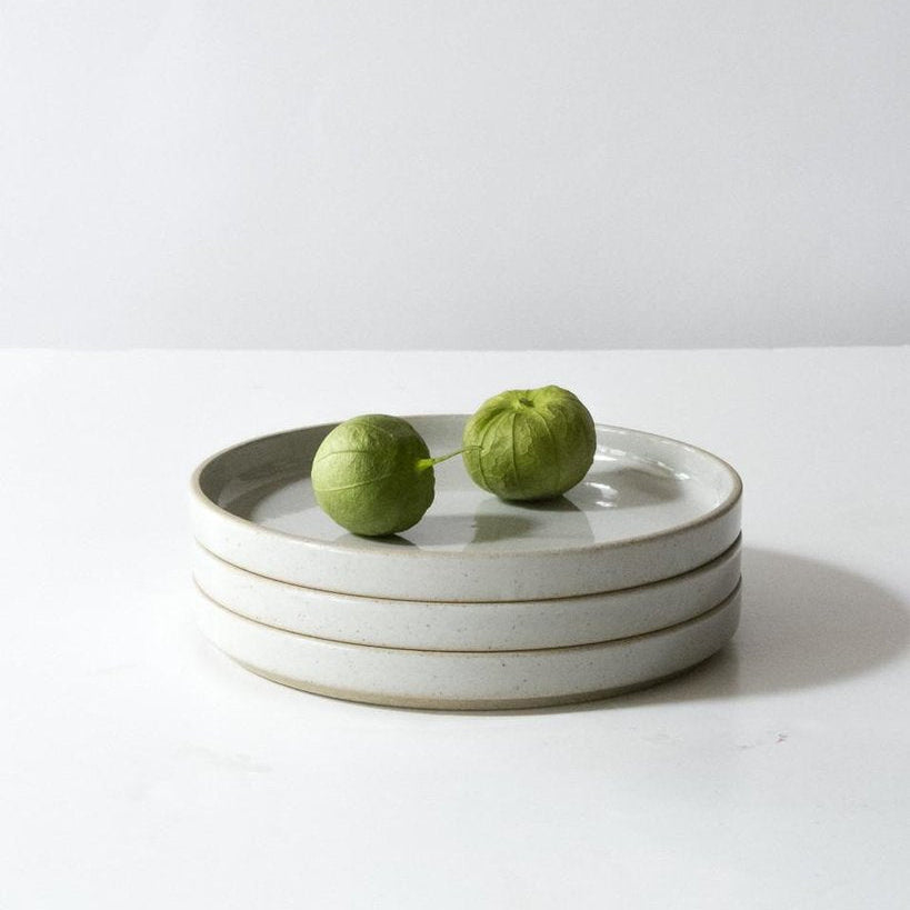 Hasami Plate 10.9", Gloss Grey