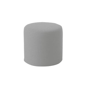 DRUMS, pouf high 45 x 40 cm, Light Grey Felt 620