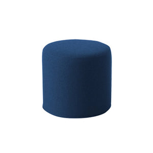 DRUMS, pouf high 45 x 40 cm, navy blue felt 859