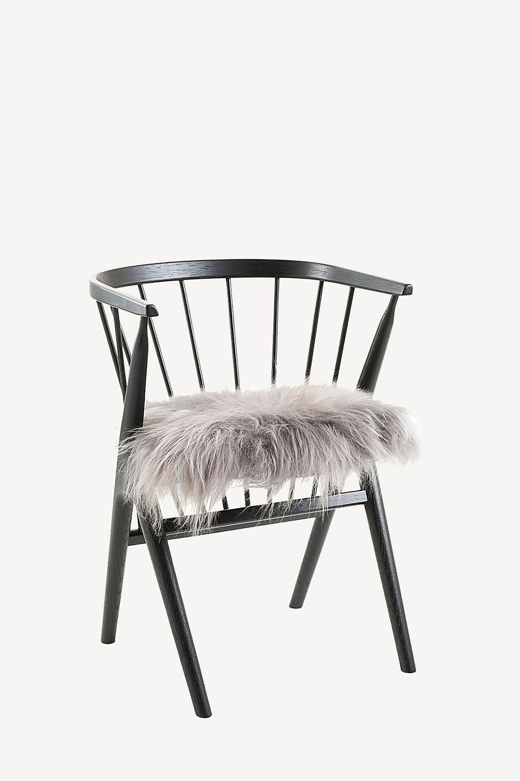 Silver Icelandic Sheepskin Chairpad