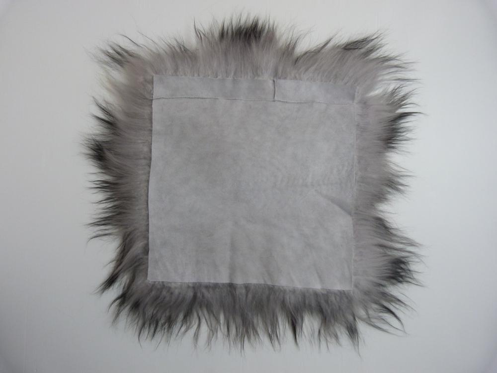 Silver Icelandic Sheepskin Chairpad