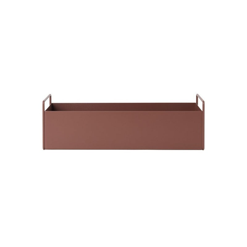 Plant Box, Small, Red Brown
