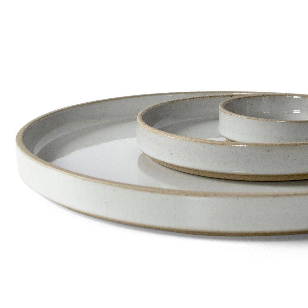 Hasami Plate 7.3", Gloss Grey