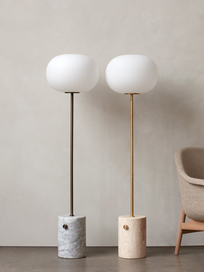 JWDA Floor Lamp, White Marble-Lighting-Audo-vancouver special