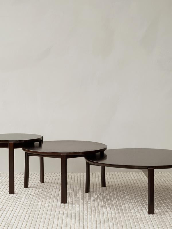 Passage Lounge Table, Medium 27.6", Dark Lacquered Oak-Tables-Audo-vancouver special