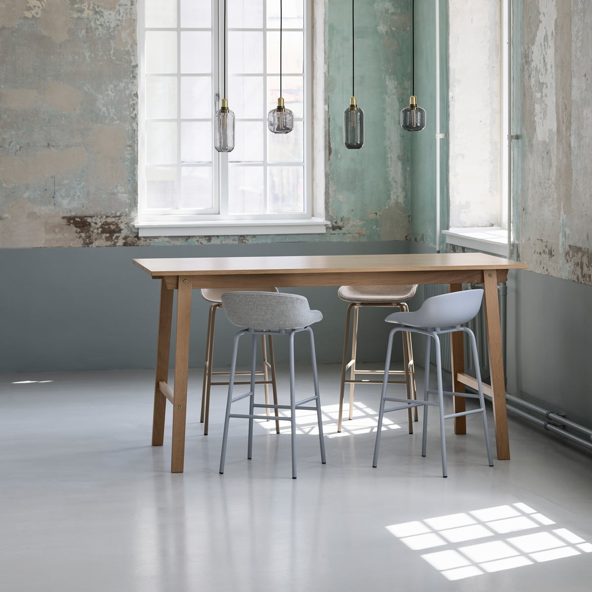 Hyg Barstool 65cm Steel Grey