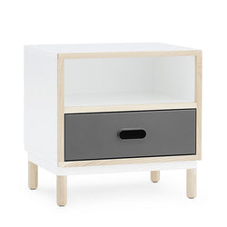 Kabino Bedside Table, Grey