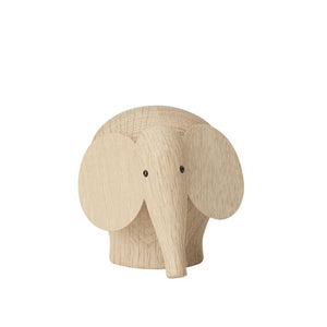 Nunu Elephant, small solid oak